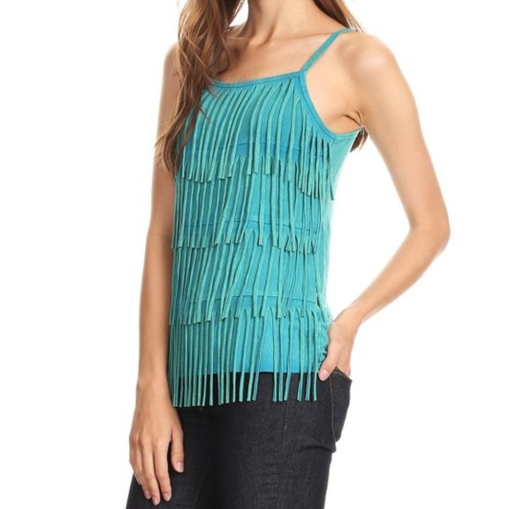 🛑 BULLY Dangling ➕🆒 FRINGE Layer TOP Tier T-SHIRT Tassel TANK 💸BUY NOW‼️🟢